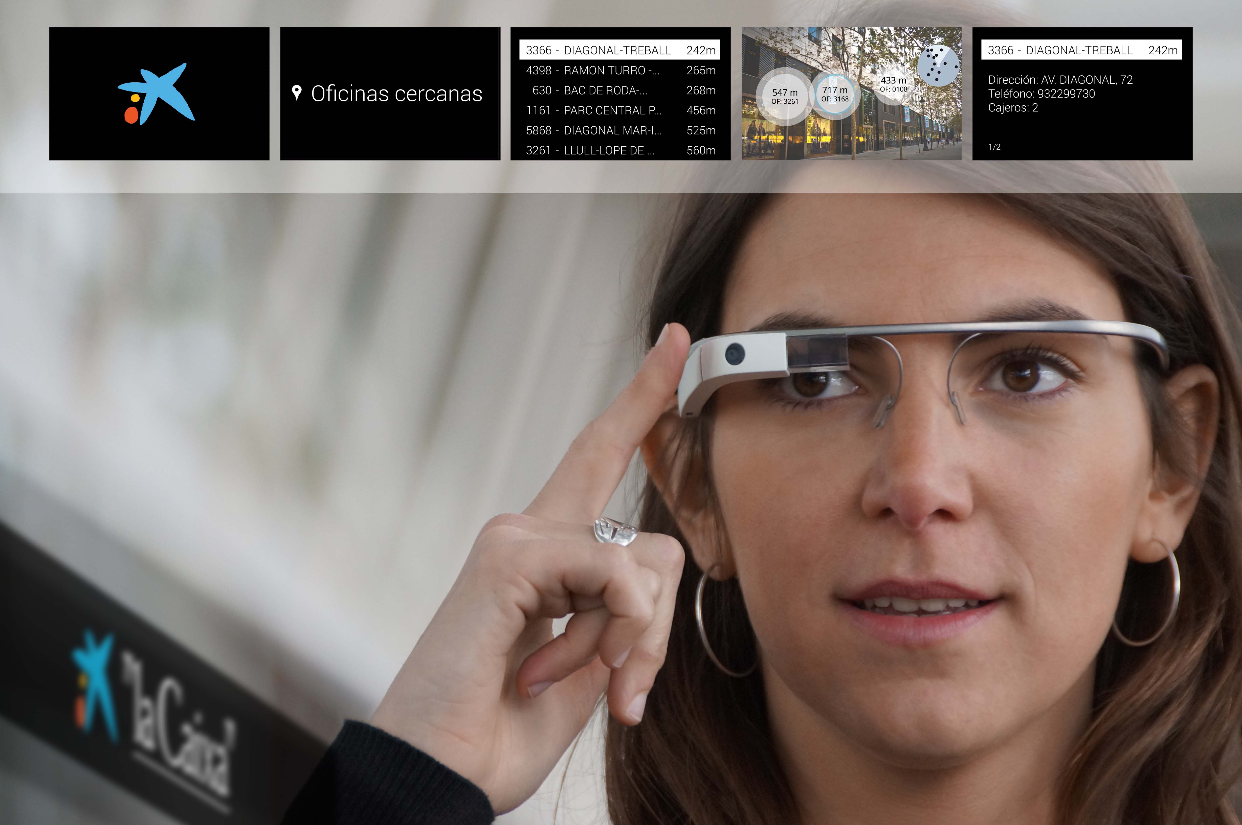 la Caixa aposta pel "wearable banking" amb el llançament d'aplicacions per als rellotges SmartWatch i les ulleres Google Glass