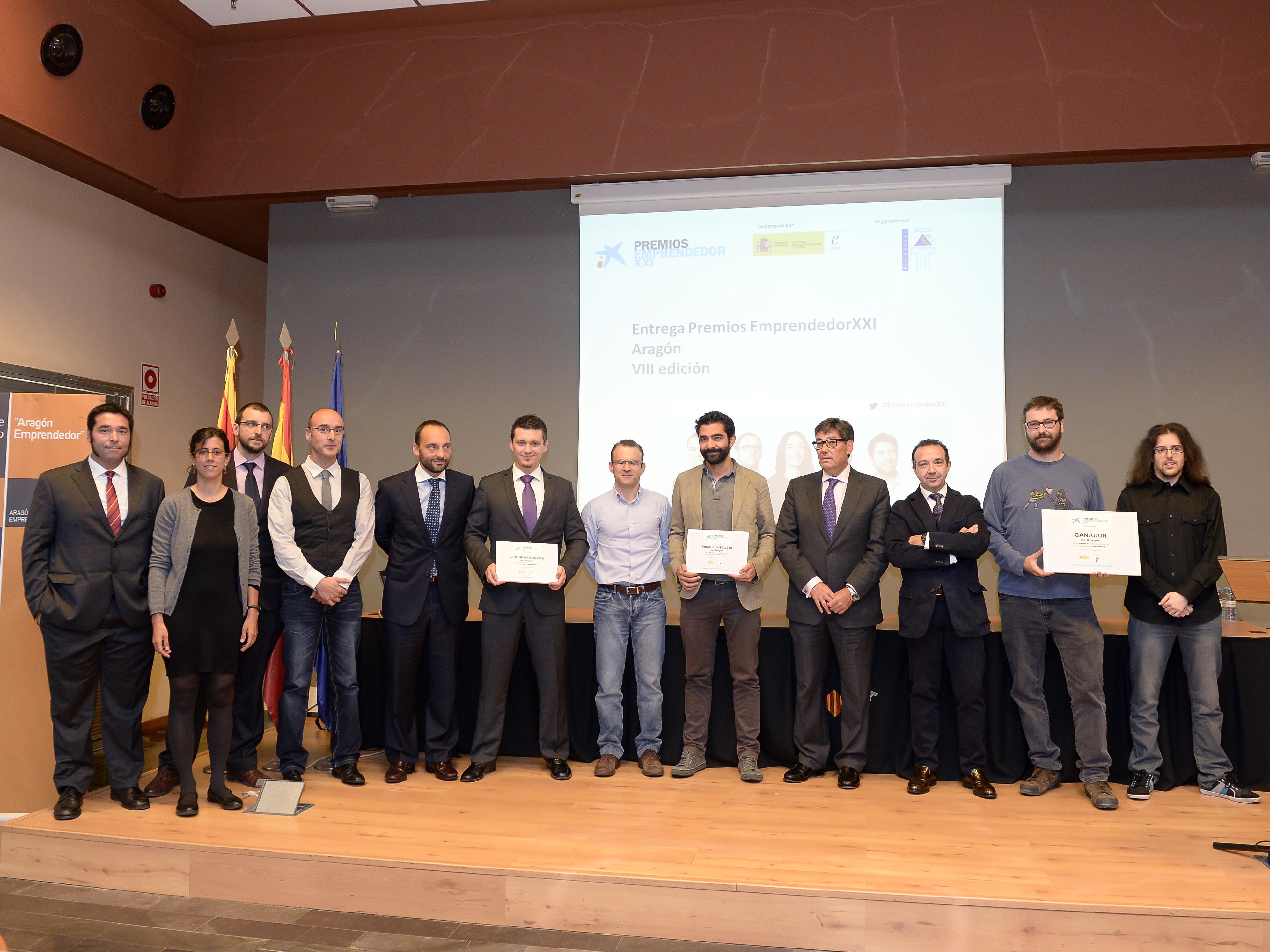 La empresa Teku Studios gana la edición 2014 de los Premios EmprendedorXXI en Aragón