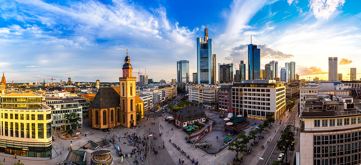  Frankfurt’s financial district