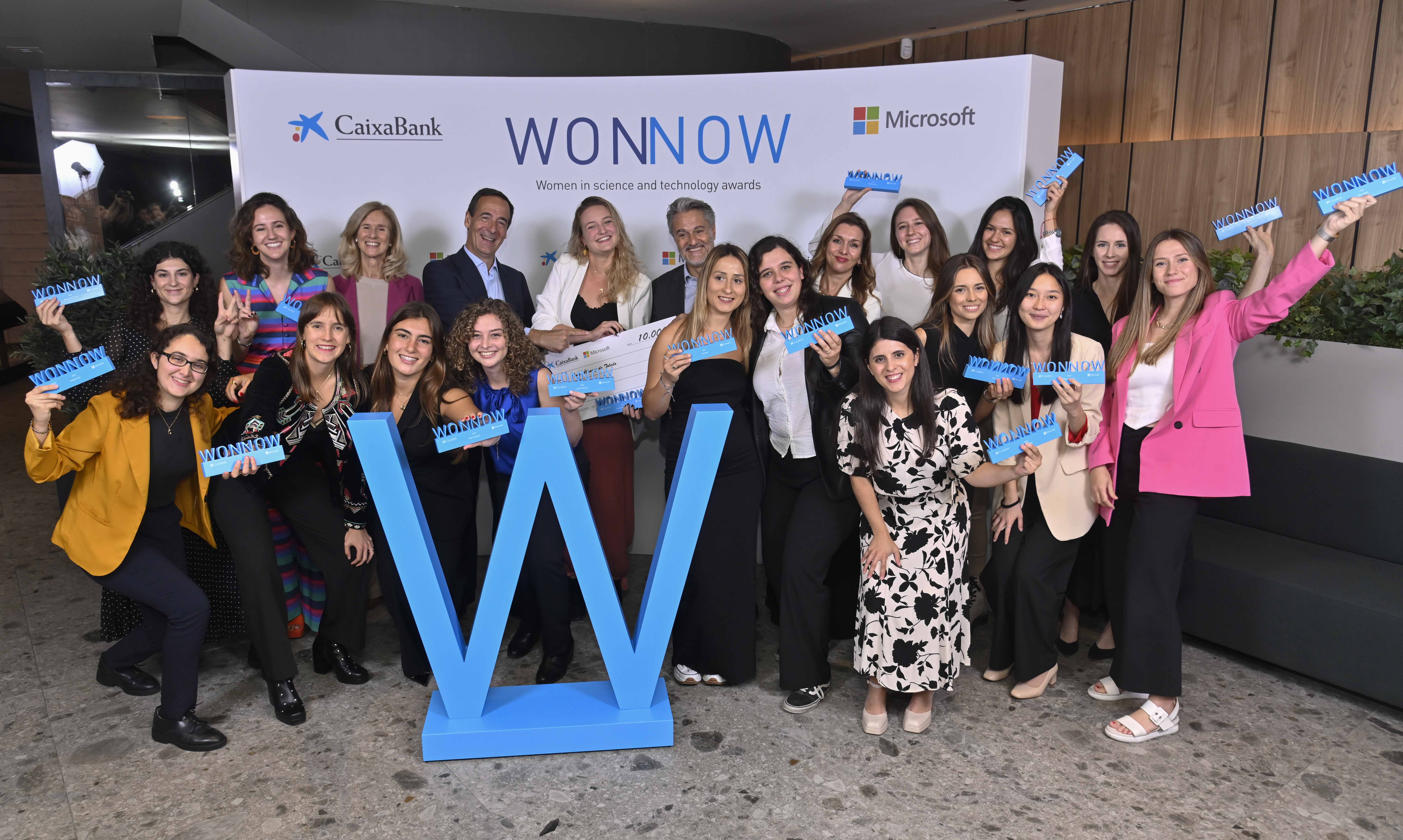 Ganadoras de la última edición de los Premios WONNOW.