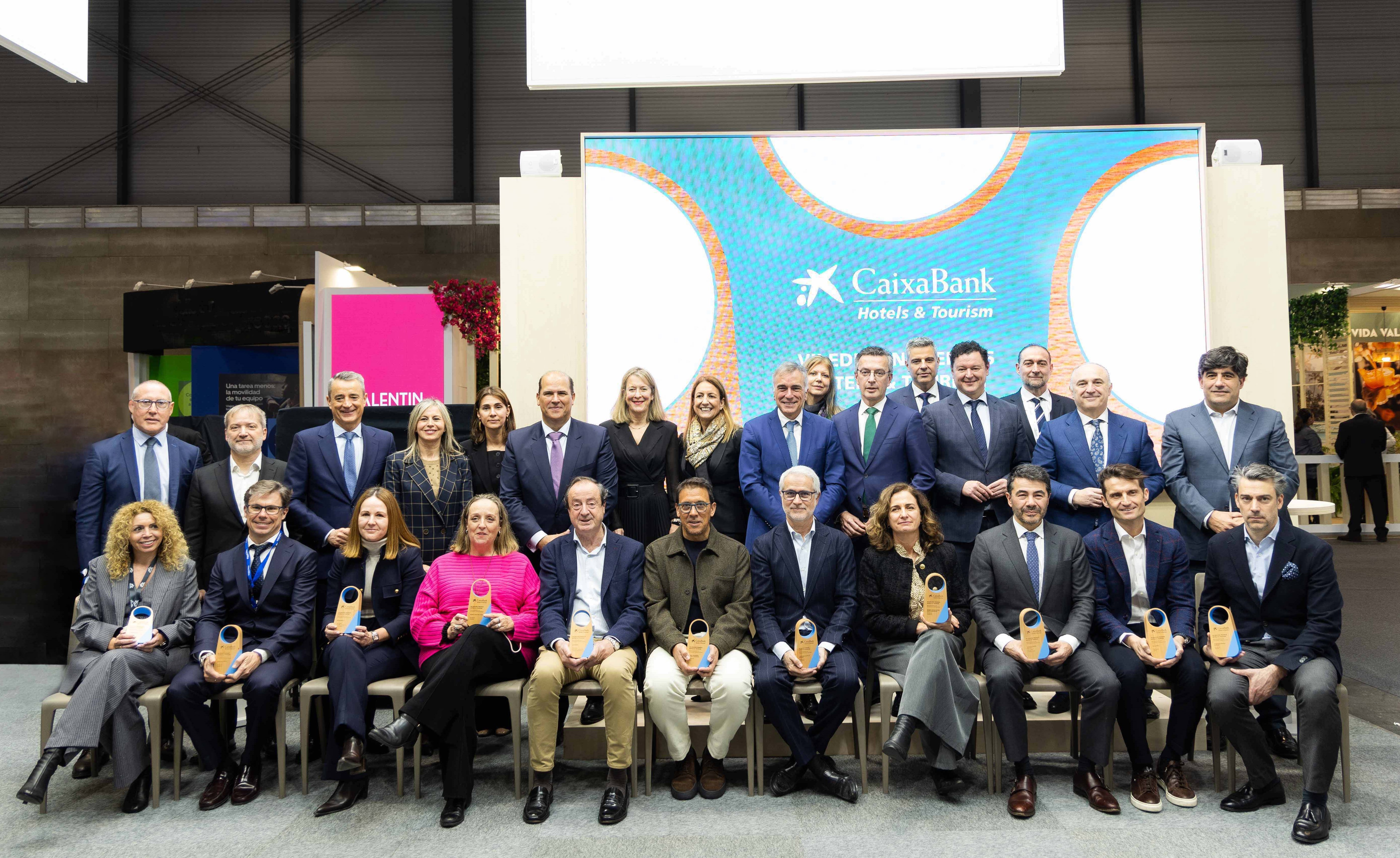 Acto de entrega de los Premios CaixaBank Hotels&Turism en FITUR.